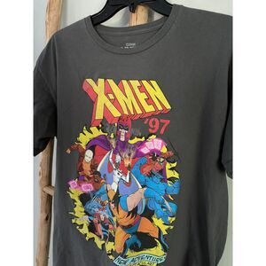 Marvel X-Men 97 SS T Shirt Mens Large Graphic Tee Wolverine Magneto Cartoon